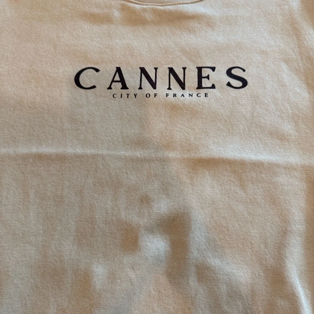 Denim & Flower Beige Crewneck Sweater